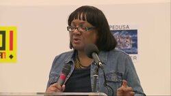 Diane Abbott MP speaking at No Pasaran conference News Clip