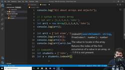 Full Stack Web Development MASTERY Course - Novice to Expert - All about Arrays Instructional Video