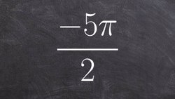 Sketch the Angle in Standard Position Instructional Video