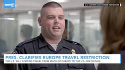 DHS, President Trump Clarify New Europe Travel Restrictions News Clip