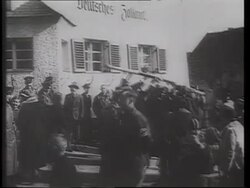Germany invades Austria, March 1938 Stock Footage