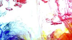 Abstract Colorful Color Spreading in Water Stock Footage