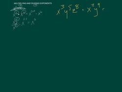 How to Multiply and Divide Exponents Instructional Video