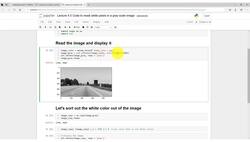 Create a computer vision system using decision tree algorithms to solve a real-world problem : [Activity] Detect lane lines in gray scale image Instructional Video
