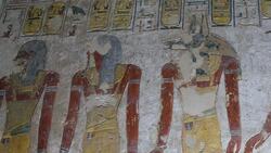 Egypt, Theban Necropolis, Valley of the Kings - Tomb of Merneptah (KV8) Stock Footage