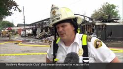 'Suspicious' fire destroys Ontario biker gang clubhouse News Clip