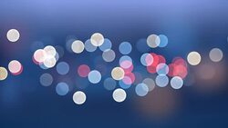 Beautiful Evening City Lights Flickering in Bokeh Effect Seamless. Looped 3d Animation of Blurred Bright Blinking Lights. Stock Footage