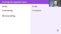 Que faisais-tu quand ... ? : the imperfect tense with regular verbs ('BE' + ing) Instructional Video