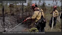 Wildfire evacuees near Halifax allowed to view their losses News Clip