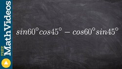 How to determine the function and angle given an expression Instructional Video