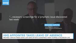 Department of Health and Human Services Appointee Takes 2 Month Leave News Clip