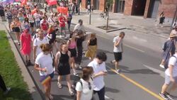 Thousands of people have gathered in Budapest for Pride and LGBT Rights march News Clip