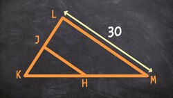 Using the triangle midsegment theorem to find the missing midsegment Instructional Video