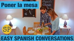 Spanish Table Setting | Easy Spanish Conversations | Poner la mesa Instructional Video