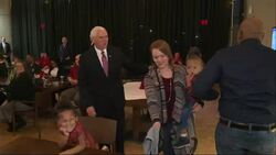 Pence visits soldiers and families at Walter Reed News Clip