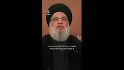 Hezbollah chief says Israel should be ‘scared’ of all-out war News Clip