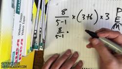 Order of Operations Example Problem Instructional Video