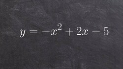 Graphing a quadratic function in standard form Instructional Video