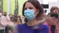 CLEAN : Green Party's Annalena Baerbock appeals to undecided voters ahead of elections News Clip