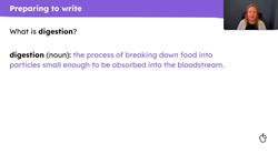 Writing the introduction of an explanation text about the digestive system Instructional Video
