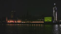 People's Vote projects 'Put it to the people' onto Parliament News Clip