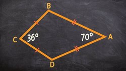 How to find the missing angle of a kite Instructional Video