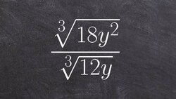 Simplifying the quotient of the cube root of two expressions by rationalizing the denomi Instructional Video
