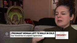 34 weeks pregnant, woman left to walk in cold after car towed News Clip