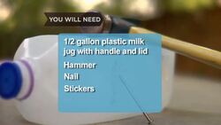 How to Make a Plastic Jug Watering Can Instructional Video