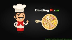 Dividing Pizza (Solve word problems involving dividing a fraction by a whole number) Instructional Video