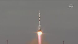 Soyuz mission blasts off for space station Instructional Video
