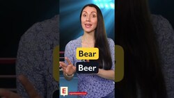Bear' vs 'Beer' #shorts Instructional Video