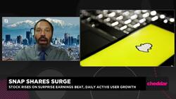 Snap Shares Surge On Surprise Earnings Beat, Daily Active User Growth News Clip