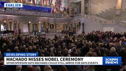 Venezuelan Nobel winner stays hidden while daughter accepts award in Oslo News Clip
