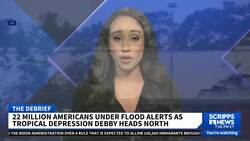 Debby downgraded to tropical depression after 2nd landfall News Clip