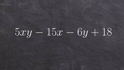 Factor an expression by Grouping - Help me factor - Help me with my math Instructional Video