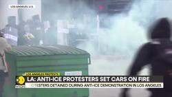 ICE raids trigger chaos in Los Angeles: Trump warns of troops everywhere News Clip