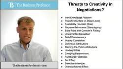 Threats to Creativity in the Negotiation Process Instructional Video