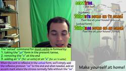 How to say "make yourself at home!" in Spanish (Día 119) Instructional Video