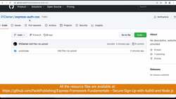 Express Framework Fundamentals - Secure Sign-Up with Auth0 and Node.js - Import Additional Styles from CSS on GitHub Instructional Video