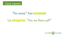 Reading Dialogue with Dialogue Tags: How Good Readers Use Tag Words Instructional Video