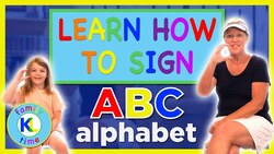 Learn How to Sign ABCs in ASL (ABC's Song) | K&L Sign Time Instructional Video