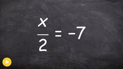 How to solve a one step equation with a fraction Instructional Video