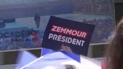 CLEAN : Supporters of French poll hopeful Zemmour flock to Paris rally News Clip