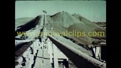 Africa: Congo mines, 1960s Stock Footage
