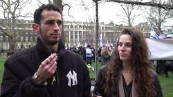 'No to Terror' rally takes place in Tavistock Square News Clip