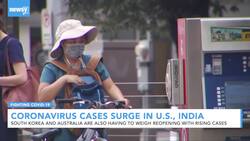 Coronavirus Cases Surge In U.S., India News Clip