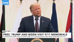 Trump And Biden Visit 9/11 Memorials In New York And Pennsylvania News Clip