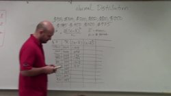 Learning how to find the variance and standard deviation from a set of data Instructional Video