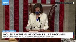 Congress Approves $1.9 Trillion COVID-19 Relief Package News Clip